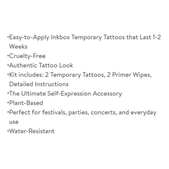 NEW inkbox temporary tattoos ☀️ sun & moon - Picture 12 of 12